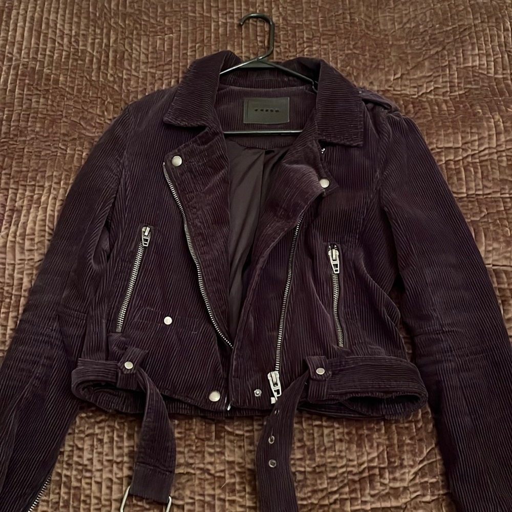 BLANK NYC Navy Corduroy Jacket